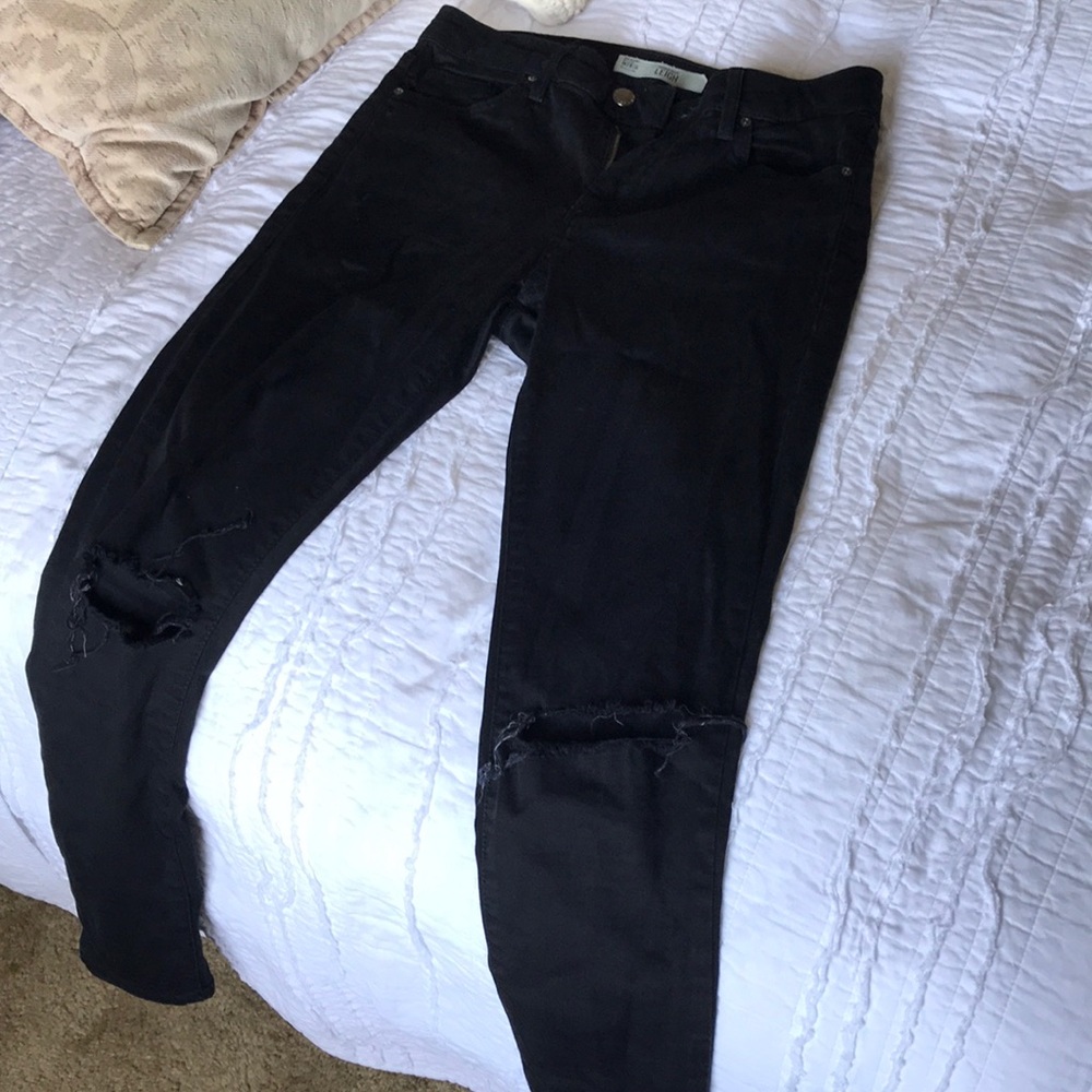 Top shop high waisted ankle skinny jeans